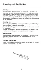 Preview for 38 page of Welch Allyn MicroTymp Operating Instructions Manual