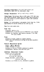 Preview for 46 page of Welch Allyn MicroTymp Operating Instructions Manual