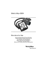 Preview for 1 page of Welch Allyn OSZ4 Series Directions For Use Manual