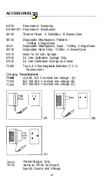 Preview for 47 page of Welch Allyn PneumoCheck Operating Instructions Manual