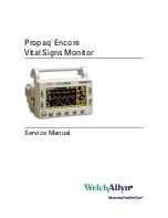 Preview for 1 page of Welch Allyn Propaq Encore Service Manual