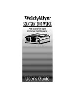 Welch Allyn Scanteam 2010 wedge User Manual предпросмотр