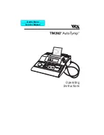 Welch Allyn TM 262 Service Manual предпросмотр