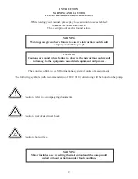 Preview for 2 page of Welch 2567B-01 Owner'S Manual