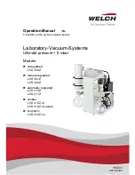 Welch LVS 300 Z Operating Manual preview