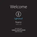 Предварительный просмотр 1 страницы Welcome Lightcloud Nano Manual