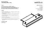 Preview for 1 page of weld & co SchBA01 Mounting Instructions