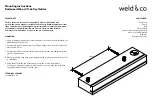 Preview for 2 page of weld & co SchBA01 Mounting Instructions