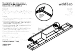 Preview for 2 page of weld & co Wall Shelf Mounting Instructions