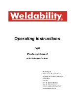 Preview for 1 page of Weldability ProtectoSmart Operating Instructions Manual