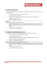 Preview for 10 page of Weldability ProtectoSmart Operating Instructions Manual