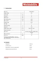 Preview for 12 page of Weldability ProtectoSmart Operating Instructions Manual