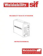 Предварительный просмотр 1 страницы Weldability TIG150 Instruction Manual