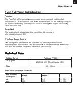 Preview for 3 page of Weldclass Platinum PP365 User Manual