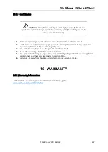 Preview for 67 page of Weldclass Weldforce 155M Operating Instructions Manual