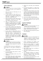 Preview for 18 page of Weldclass WeldForce WF-135s stick Operating Instructions Manual