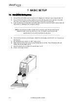 Preview for 24 page of Weldclass WeldForce WF-201T AC/DC Operating Instructions Manual