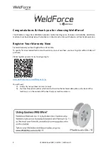 Preview for 2 page of Weldclass WeldForce WF-205MST Operating Instructions Manual