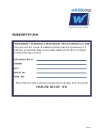 Preview for 17 page of WeldCorp MIG 100 Owner'S Operating Manual