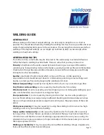 Preview for 11 page of WeldCorp MIG 125 Owner'S Operating Manual