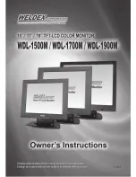 Preview for 1 page of Weldex wdl-1500m Owner'S Instructions Manual