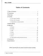 Preview for 2 page of Weldex WDL-1700MR Owner'S Instructions Manual