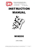 Welding Industries Malaysia WIM200 Instruction Manual предпросмотр