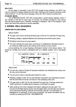 Preview for 14 page of WELDING INDUSTRIES Synchro-Pulse CDT 450 CP38-3 Owner'S Manual