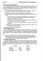 Preview for 20 page of WELDING INDUSTRIES Synchro-Pulse CDT 450 CP38-3 Owner'S Manual