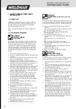 Preview for 20 page of WELDKAR AIRFORCE 980-S TH3PSL Instruction Manual