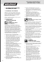 Preview for 36 page of WELDKAR AIRFORCE 980-S TH3PSL Instruction Manual