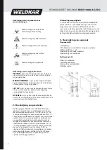 Preview for 4 page of WELDKAR INOX 1600 AC/DC Instruction Manual