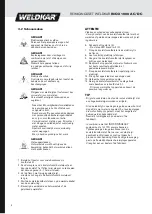 Preview for 6 page of WELDKAR INOX 1600 AC/DC Instruction Manual