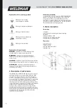 Preview for 15 page of WELDKAR INOX 1600 AC/DC Instruction Manual