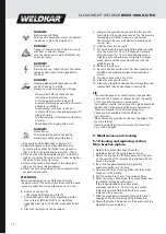 Preview for 19 page of WELDKAR INOX 1600 AC/DC Instruction Manual