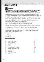 Preview for 24 page of WELDKAR INOX 1600 AC/DC Instruction Manual