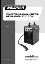 Предварительный просмотр 15 страницы WELDKAR PLASMA WK 3020 COM Manual