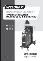 WELDKAR WK MIG 5040 F SYNERGIC Instruction Manual preview