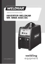 Preview for 22 page of WELDKAR WK MMA 4065 DC Instruction Manual