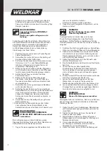 Preview for 25 page of WELDKAR WK MMA 4065 DC Instruction Manual