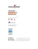 Предварительный просмотр 1 страницы WeldKing CoolCut40air Owner'S Manual