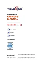 WeldKing MULTISONIC220 Owner'S Manual предпросмотр