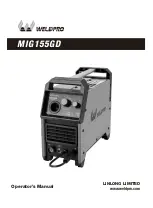 Preview for 1 page of WELDPRO MIG155GD Operator'S Manual