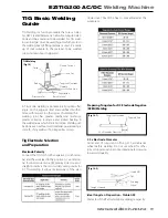 Preview for 19 page of WELDTECH EZITIG 200AC/DC Operating Instructions Manual