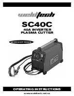 WELDTECH SC40C Operating Instructions Manual preview