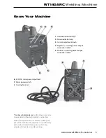 Предварительный просмотр 5 страницы WELDTECH WT140ARC Operating Instructions Manual