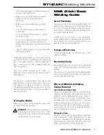 Preview for 7 page of WELDTECH WT140ARC Operating Instructions Manual