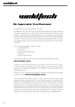 Preview for 2 page of WELDTECH WT141ARC Operating Instructions Manual