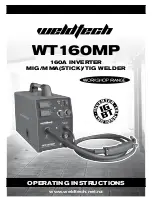 WELDTECH WT160MP Operating Instruction preview