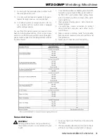 Preview for 31 page of WELDTECH WT200MP Operating Instructions Manual